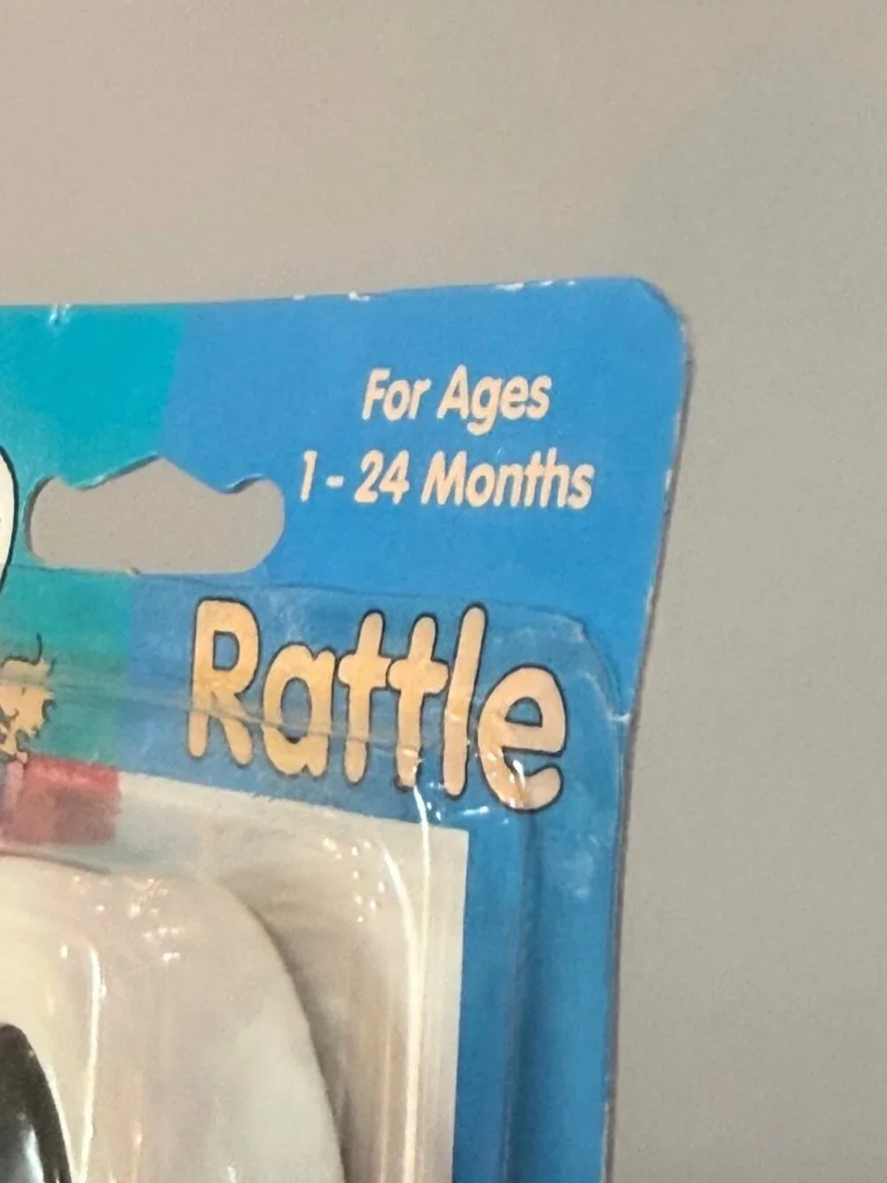 Vintage Baby Snoopy United Feature Syndicate Peanuts Rattle Toy Non Toxic